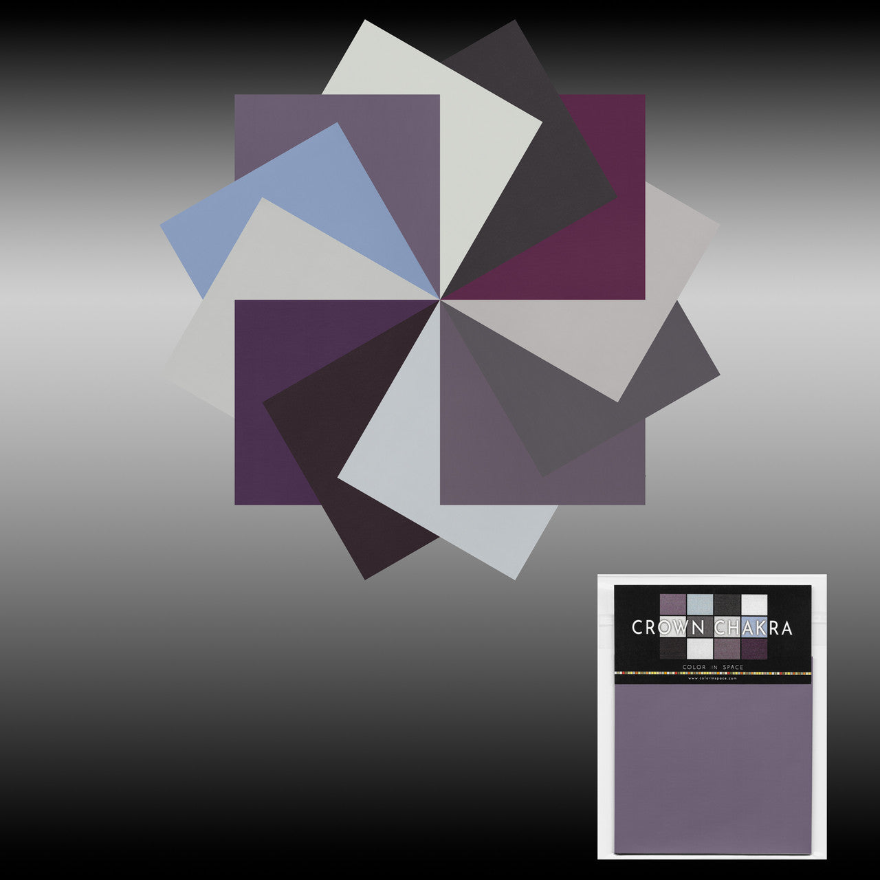 Crown Chakra Paint Color Palette