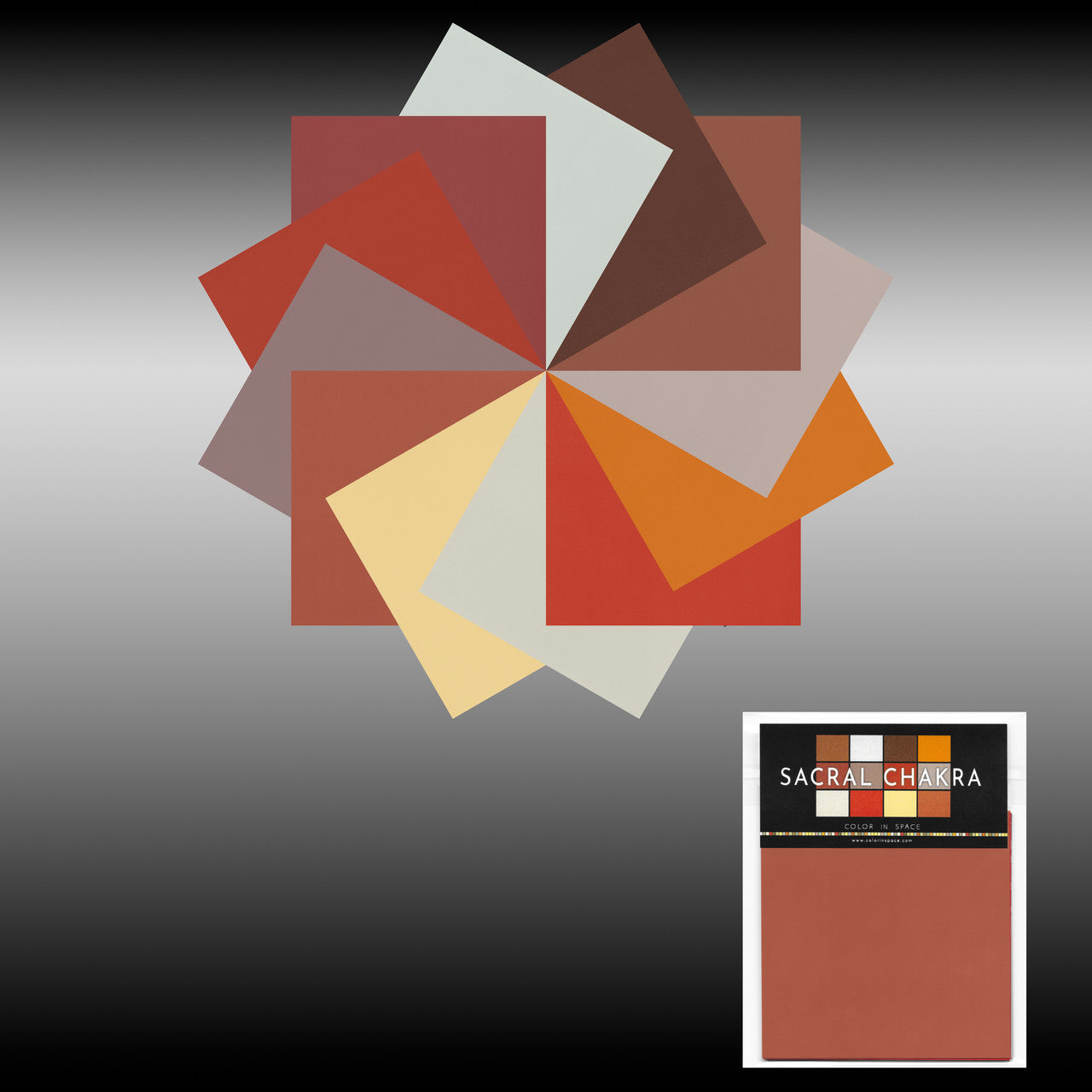 Sacral Chakra Paint Color Palette
