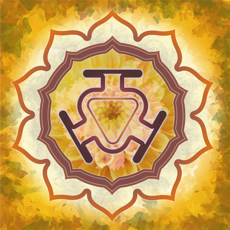 Solar Plexus Chakra Stretched Canvas Print