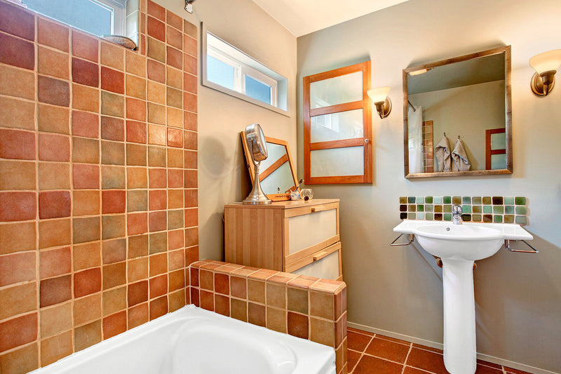 Desert colors for bathroom