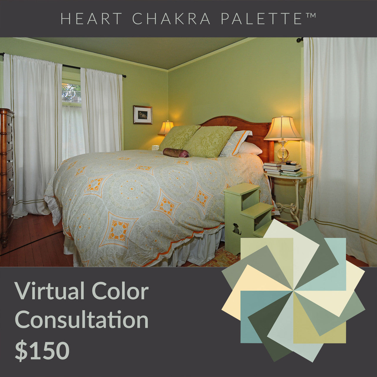 Heart Chakra Paint Color Palette Consultation