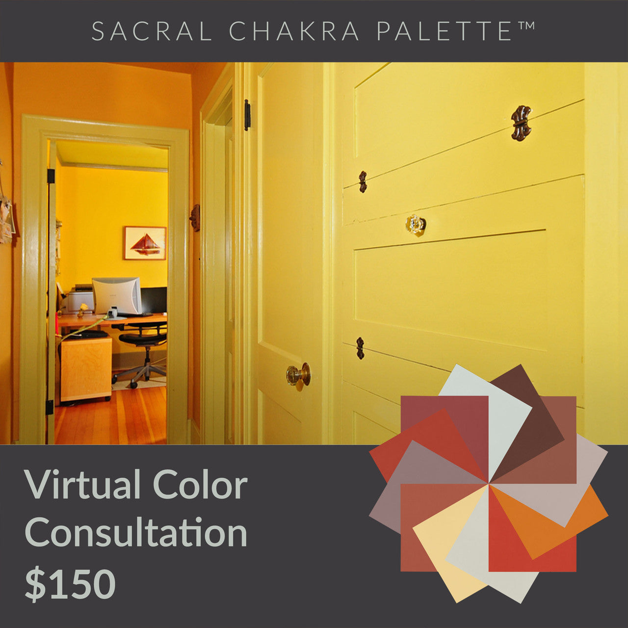 Sacral Chakra Paint Color Palette Consultation