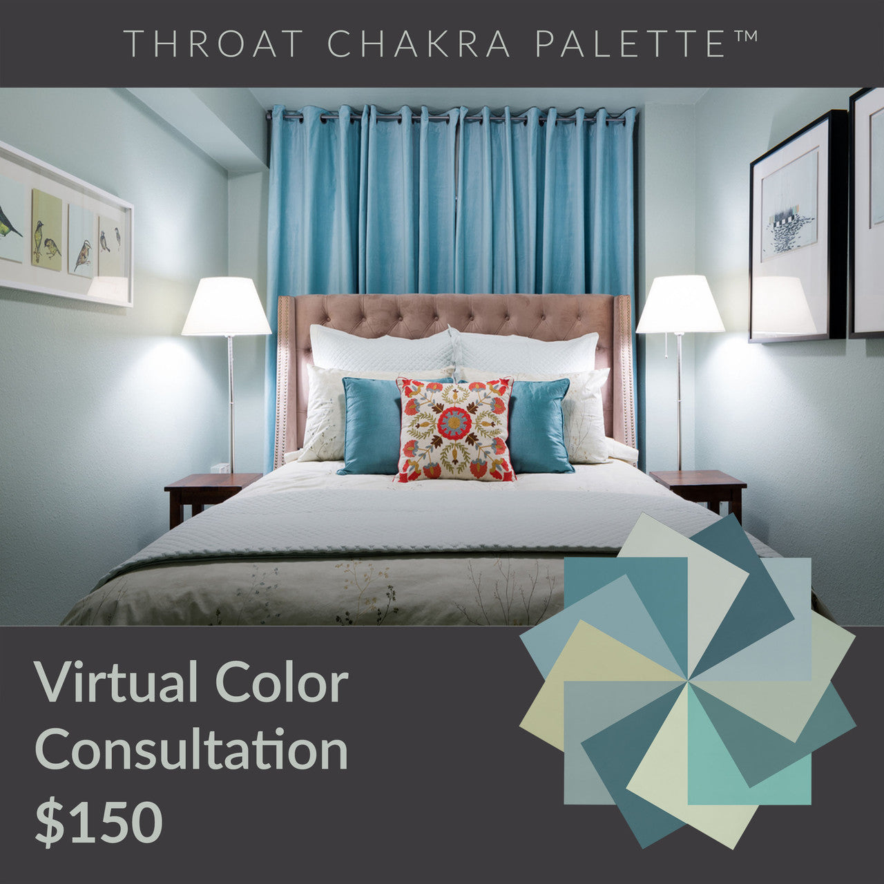 Throat Chakra Paint Color Palette Consultation