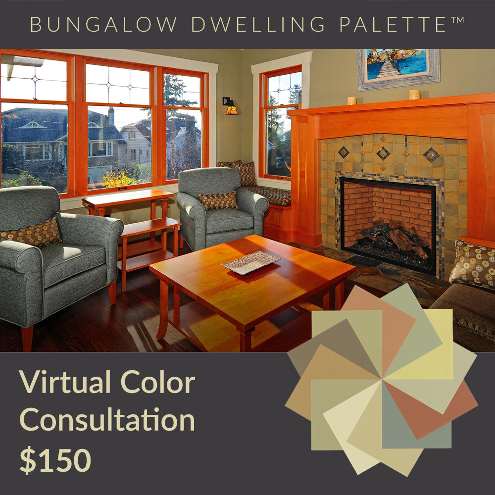 Bungalow Dwelling Paint Color Palette Consultation