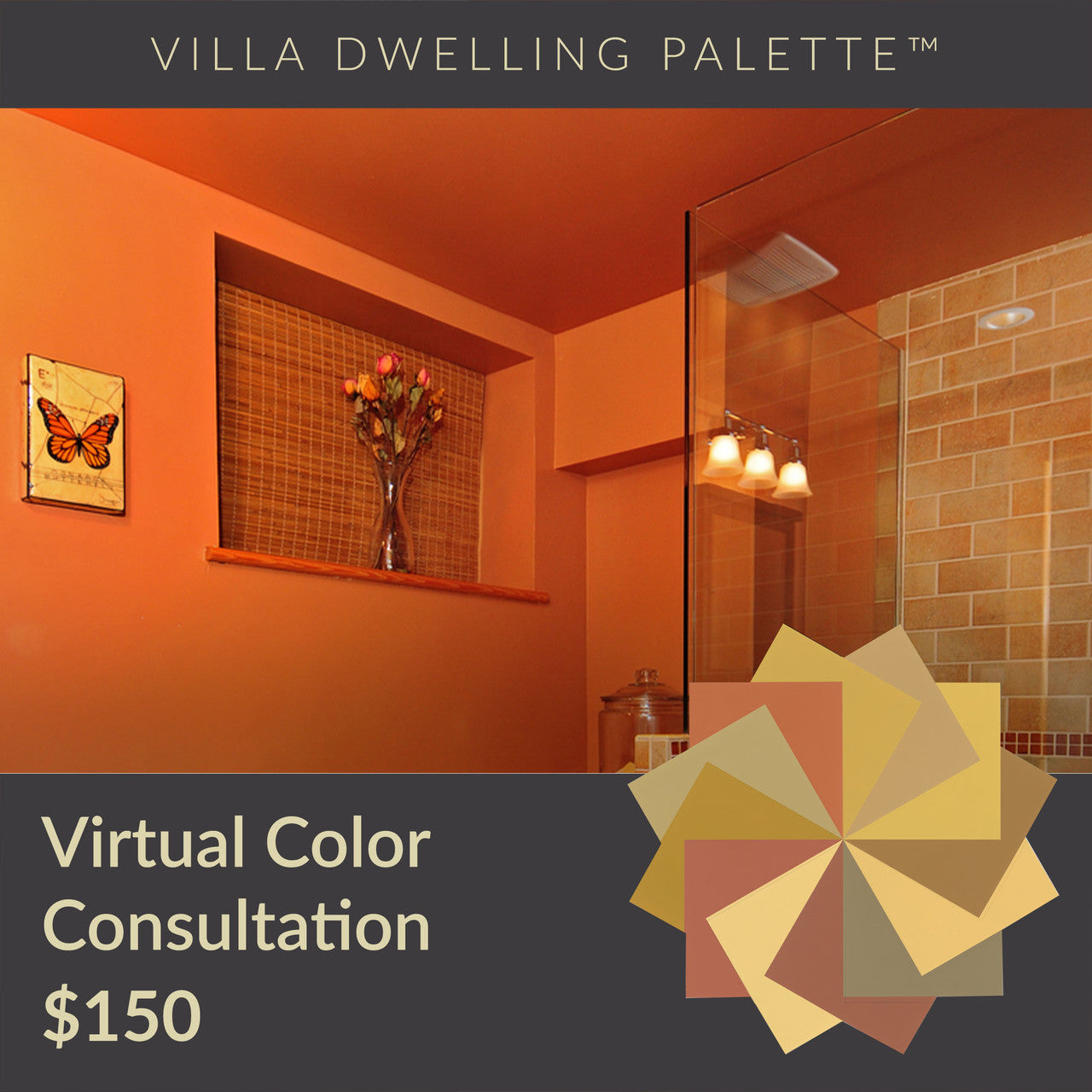 Villa Dwelling Paint Color Palette Consultation