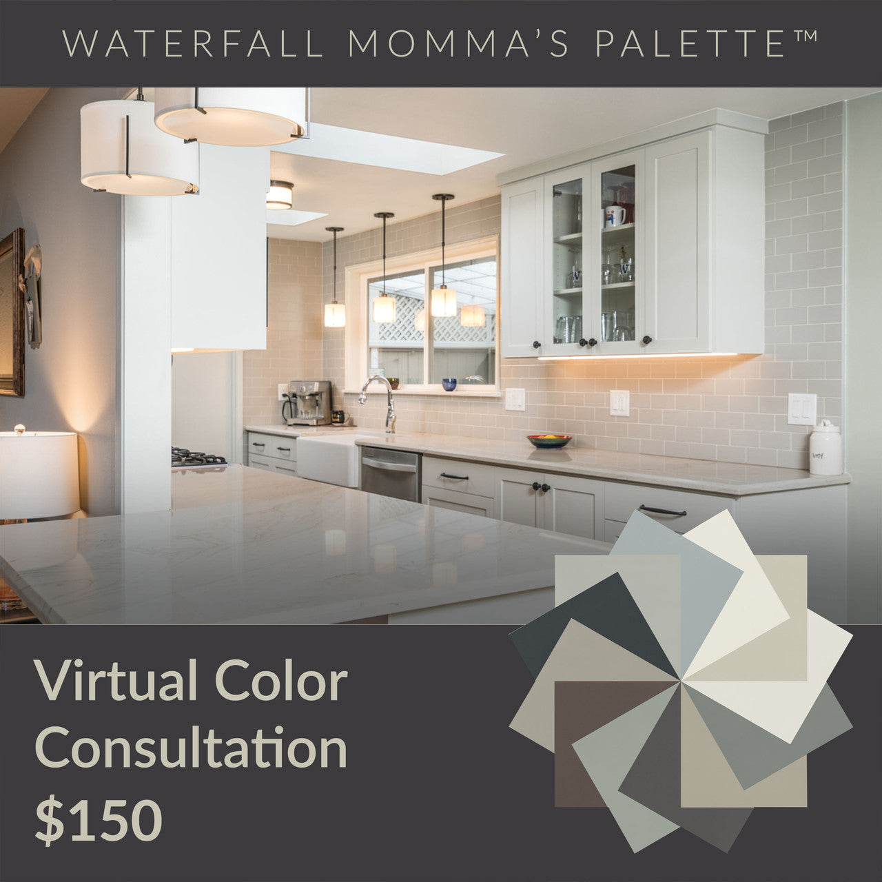 Waterfall MOMMA's Paint Color Palette Consultation