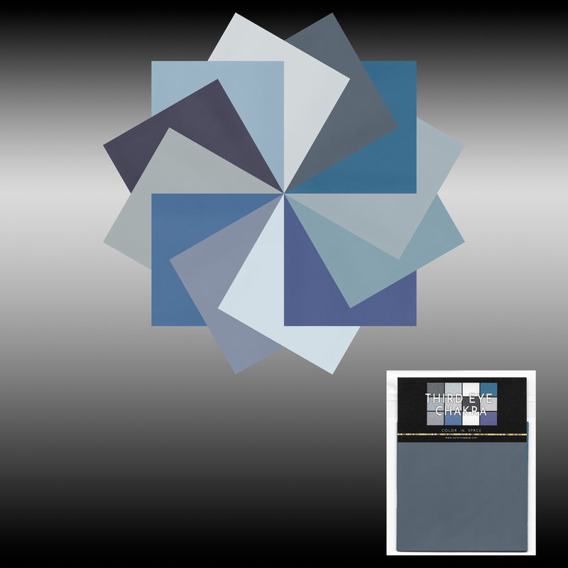 Color in Space Third Eye Chakra Palette