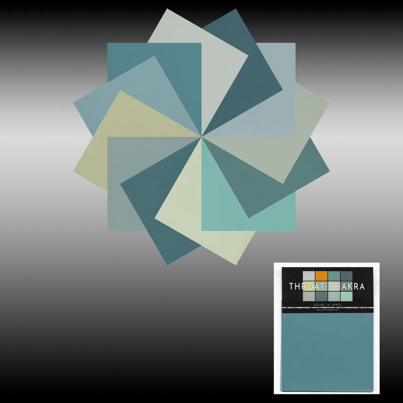 Color in Space Throat Chakra Palette in Benjamin Moore Paint Colors