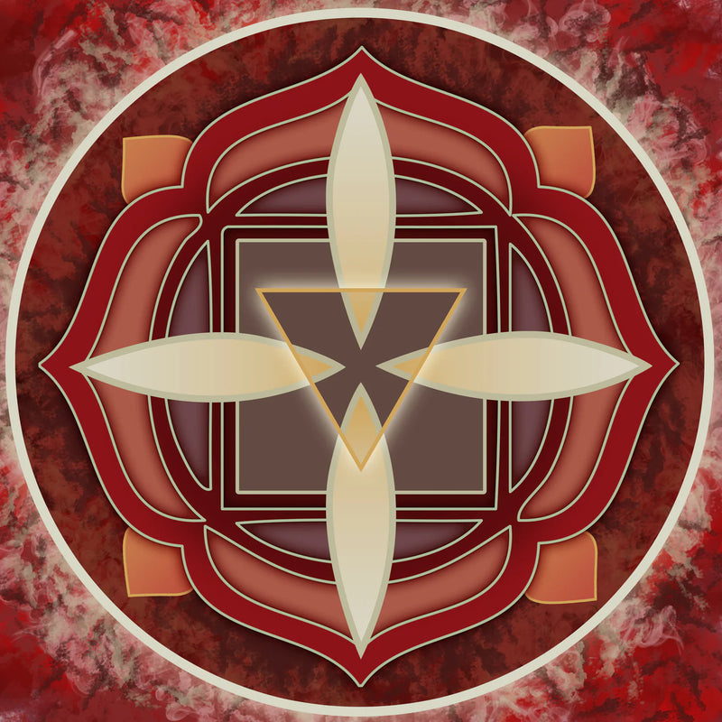 Root Chakra Stretched Canvas Print