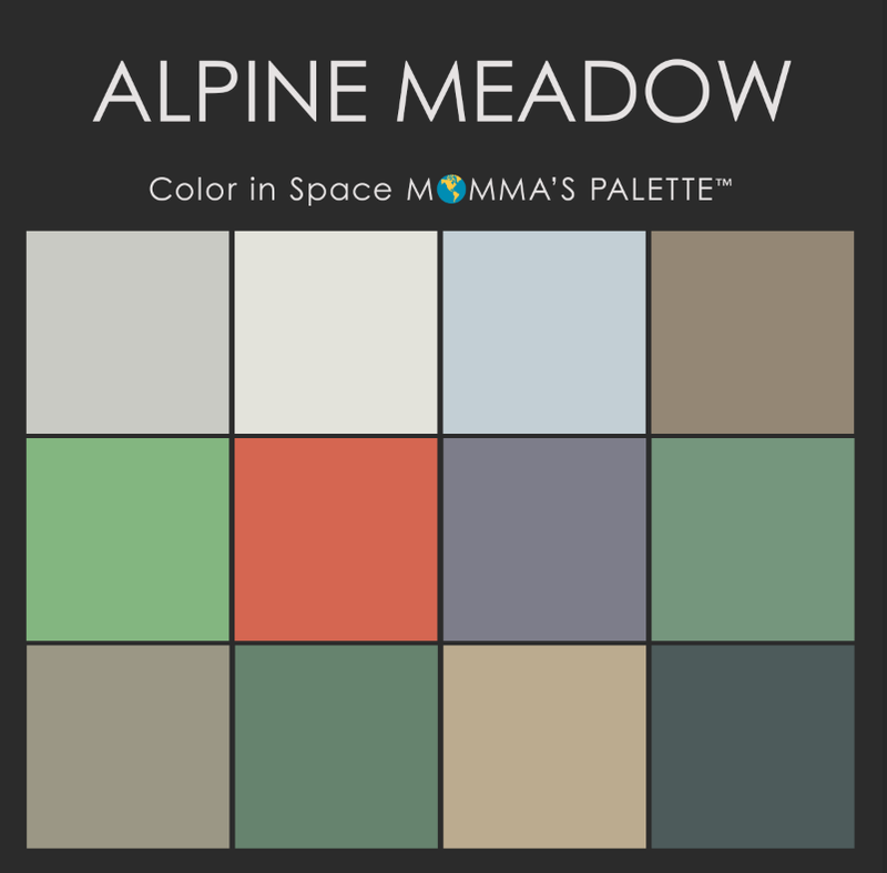 Alpine Meadow Palette from Color in Space
