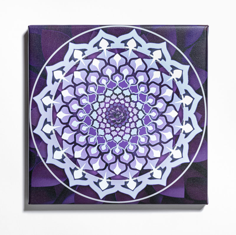 Crown Chakra Stretched Canvas Print