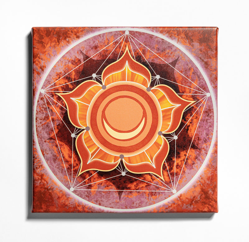 Sacral Chakra Stretched Canvas Print