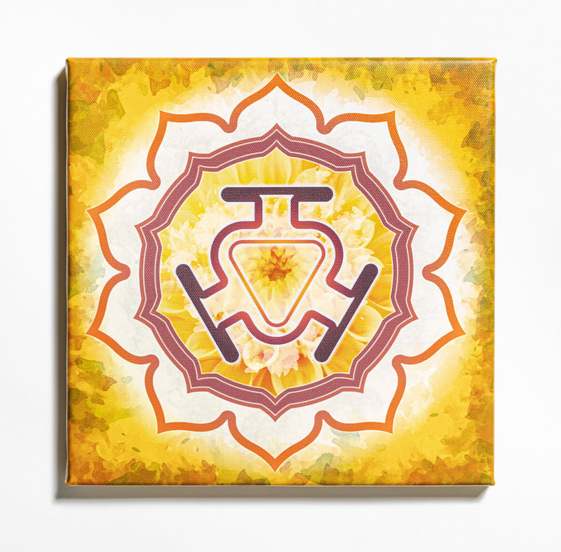 Solar Plexus Chakra Stretched Canvas Print