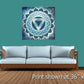 Throat Chakra Stretched Canvas Print