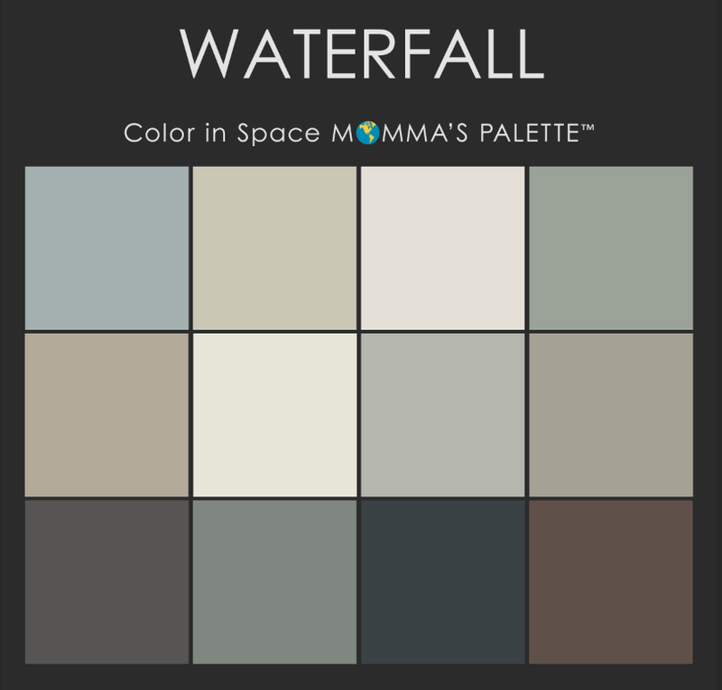Waterfall Palette™ from Color in Space