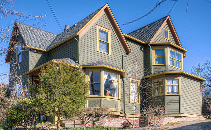 Exterior Paint Color Design: Autumn Farmhouse