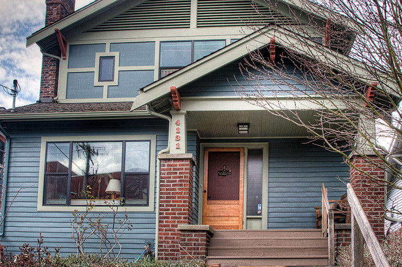 Exterior Paint Color Design: Board and Batten Addition