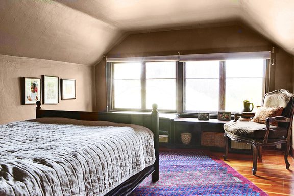 Cabin Dwelling Color Palette in bedroom