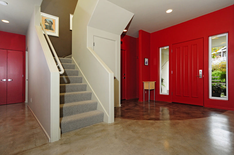Color in Space Penthouse Color Palette™ in Benjamin Moore Paint colors in entry
