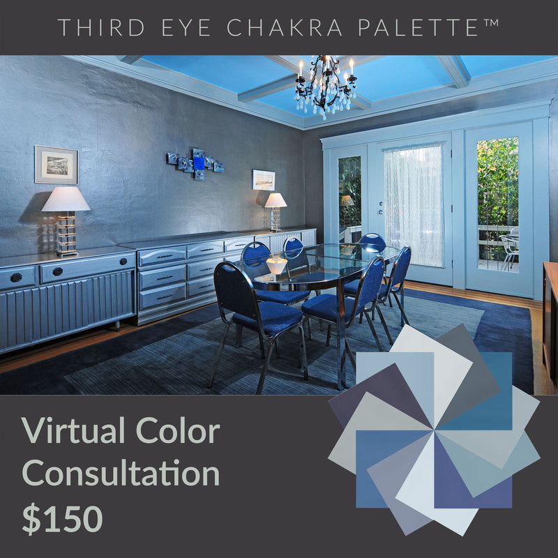 Third Eye Chakra Paint Color Palette Consultation