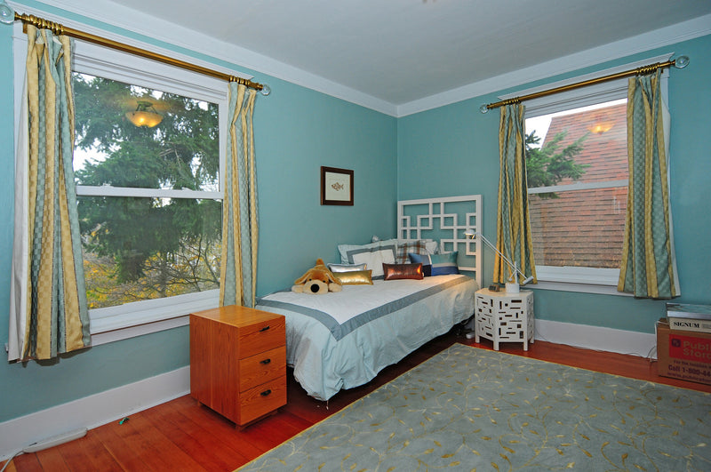 Color in Space Throat Chakra Palette in Benjamin Moore Paint Colors in bedroom